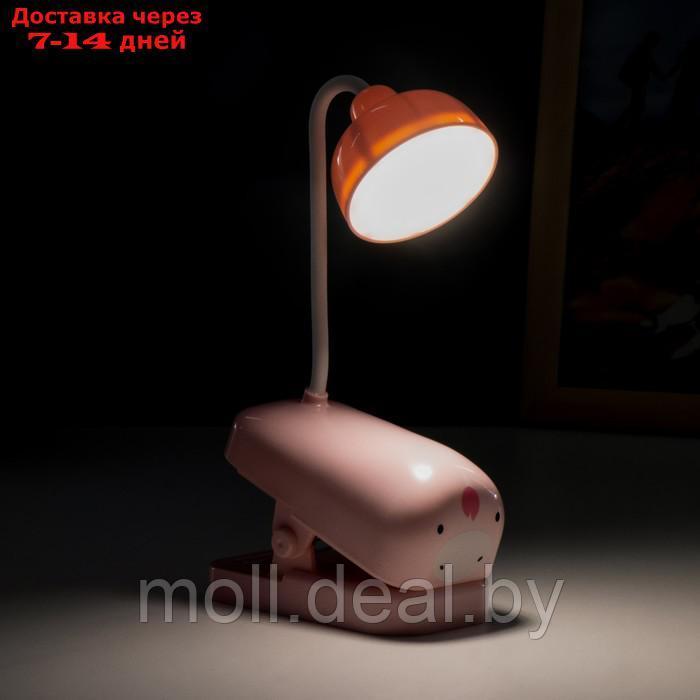 Настольная лампа на прищепке "Мультяши" LED 3Вт USB АКБ МИКС 5,7х10,5х25 см - фото 5 - id-p223663605