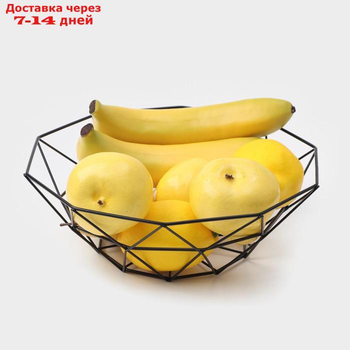 Ваза для фруктов Доляна "Геометрия", 25×25×8 см, цвет МИКС - фото 6 - id-p223666934