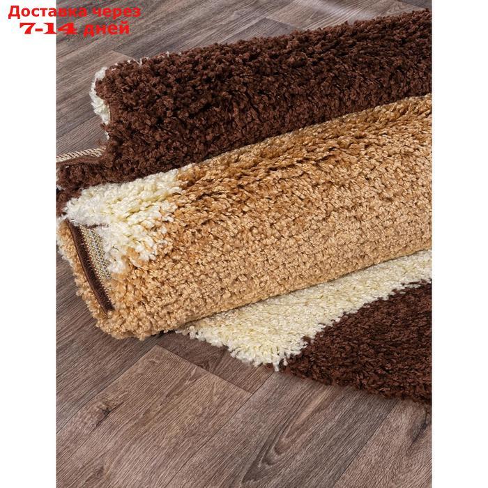 Ковёр овальный Shaggy ultra s700, размер 100x200 см, цвет beige-brown - фото 3 - id-p223667097