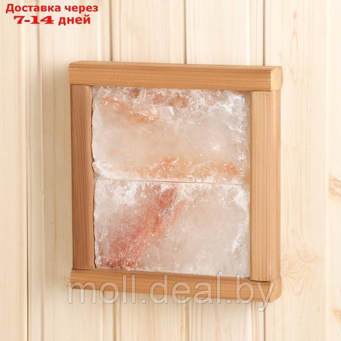 Соляная панель 2 плитки гималайской соли 25,5х24 см термо ЛИПА - фото 1 - id-p223664082