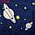 Плед Адель Звездное небо 100х140см, велсофт 280г/м, пэ 100%, фото 2