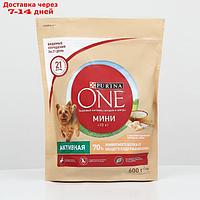 Сухой корм ONE "Моя собака непоседа" курица/рис 600 г