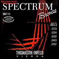 Комплект струн для акустической Thomastik SB111 Spectrum Bronze сталь/бронза, 011-052