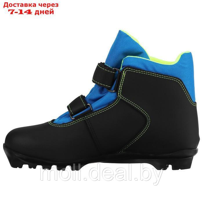 Ботинки лыжные детские Winter Star control kids, цвет чёрный, лого лайм неон, N, размер 30 - фото 9 - id-p223648839