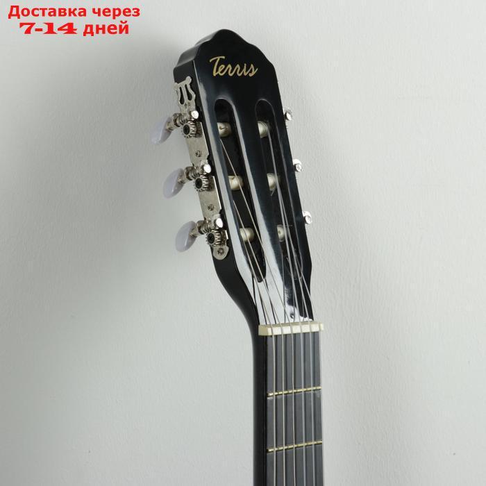 Классическая гитара TERRIS TC-390A BK - 4/4 - фото 6 - id-p223667677