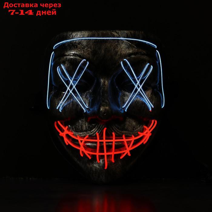 Карнавальная маска "Гай Фокс", световая - фото 4 - id-p223667715
