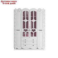 Шкаф 4-х створчатый "Розалия №24", 1600 × 544 × 2134 мм, цвет лиственница белая