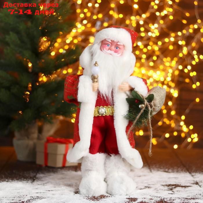 Дед Мороз "В красной шубе с подарками" 23х40 см - фото 1 - id-p223667730