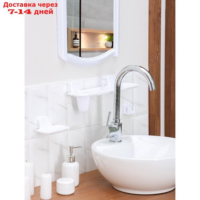Набор для ванной комнаты "Berossi 46", цвет белый - фото 2 - id-p223664038