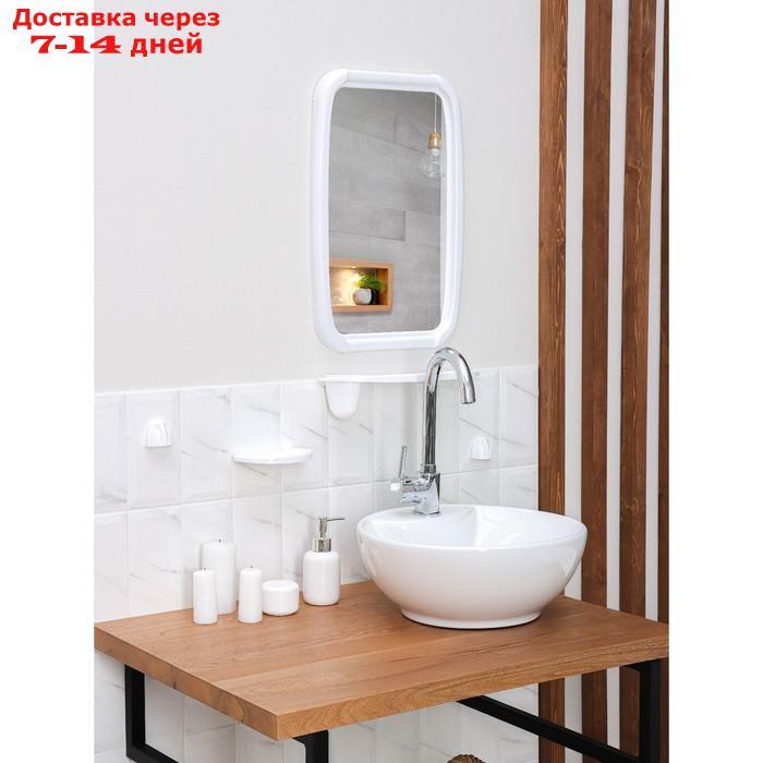 Набор для ванной комнаты "Optima", цвет белый - фото 1 - id-p223664096