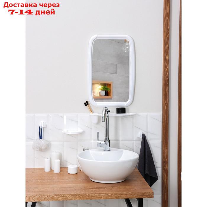 Набор для ванной комнаты "Optima", цвет белый - фото 4 - id-p223664096