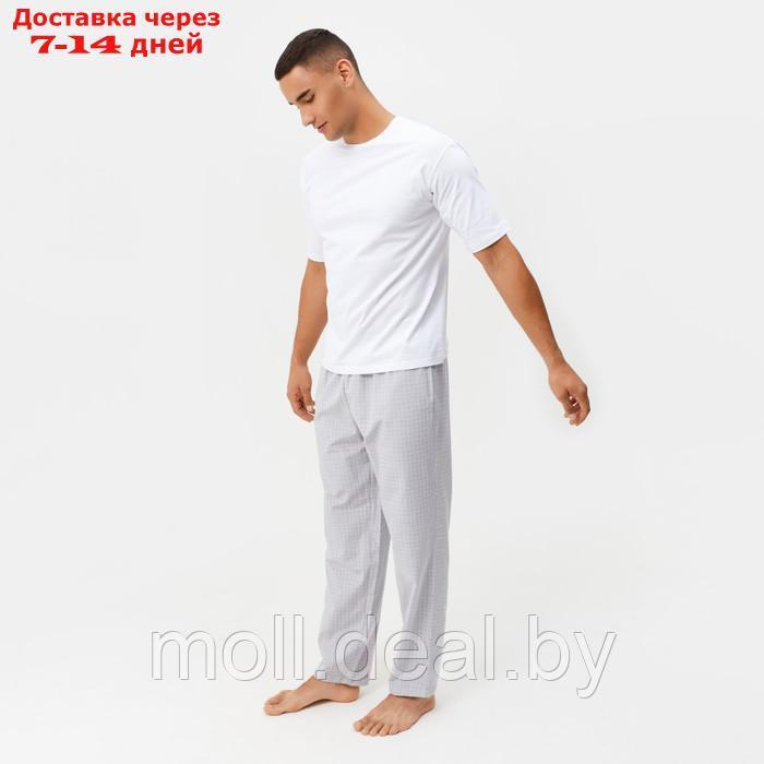 Комплект мужской (футболка, брюки) MINAKU: Home collection цвет серый, р-р 52 - фото 3 - id-p223650313