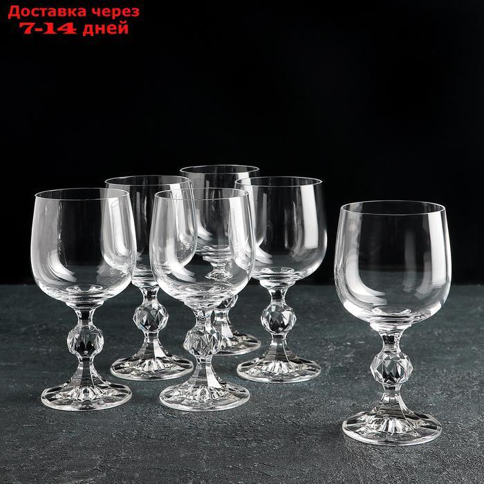 Набор бокалов для вина Bohemia Crystal "Клаудия", 190 мл, 6 шт - фото 1 - id-p223664276