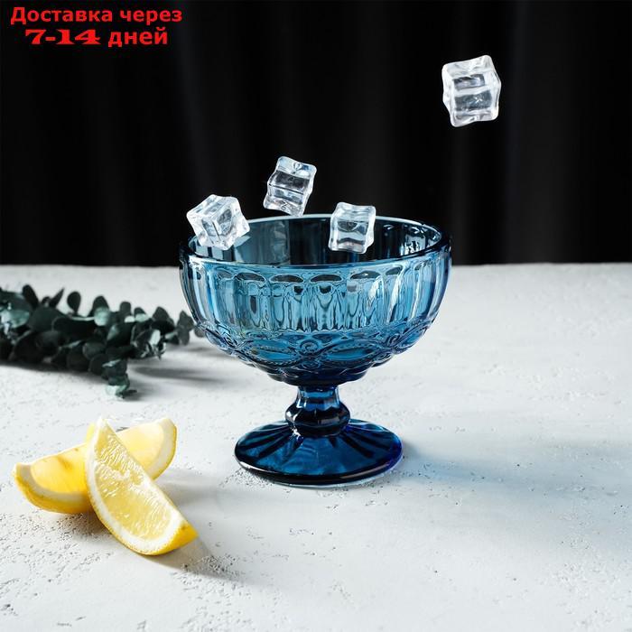 Креманка Magistro "Ла-Манш", 350 мл, d=12 см, цвет синий - фото 5 - id-p223664344