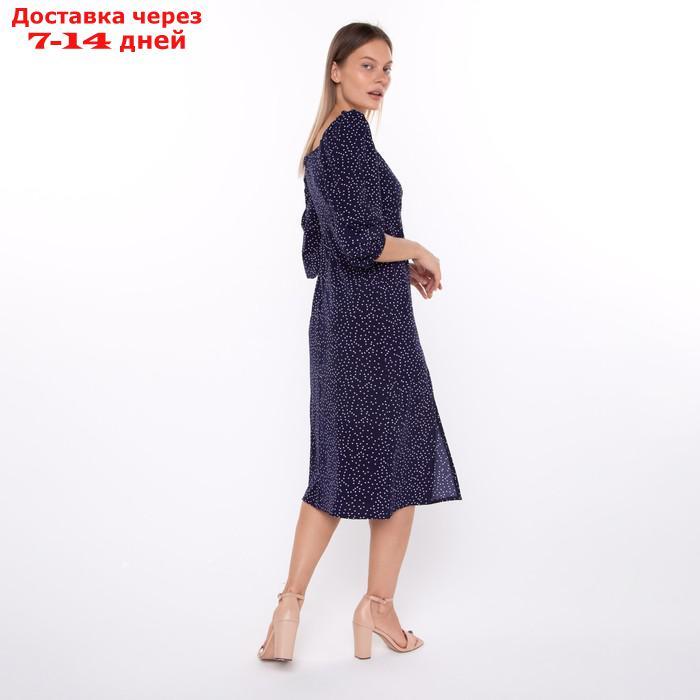 Платье женское, цвет тёмно-синий, размер 50 - фото 7 - id-p223645167