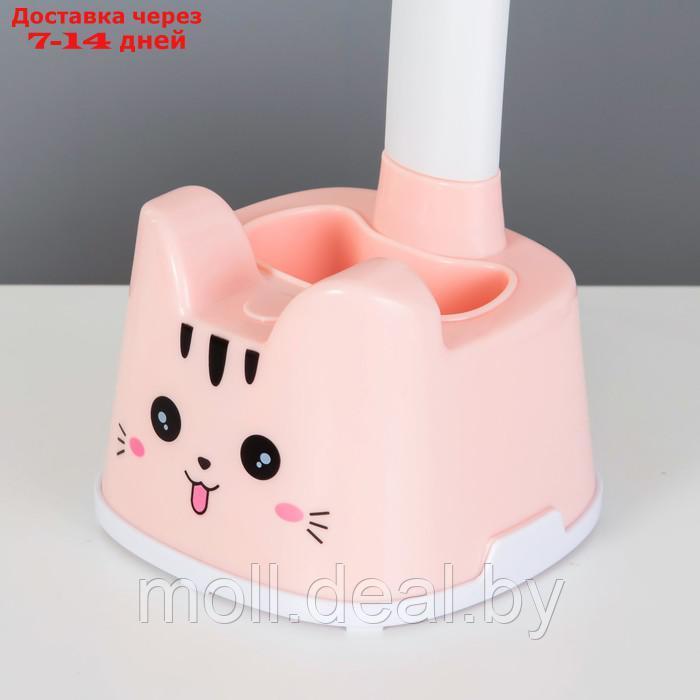 Настольная лампа "Котёнок" LED 3Вт нежно-розовый 11х26х43 см - фото 7 - id-p223652640