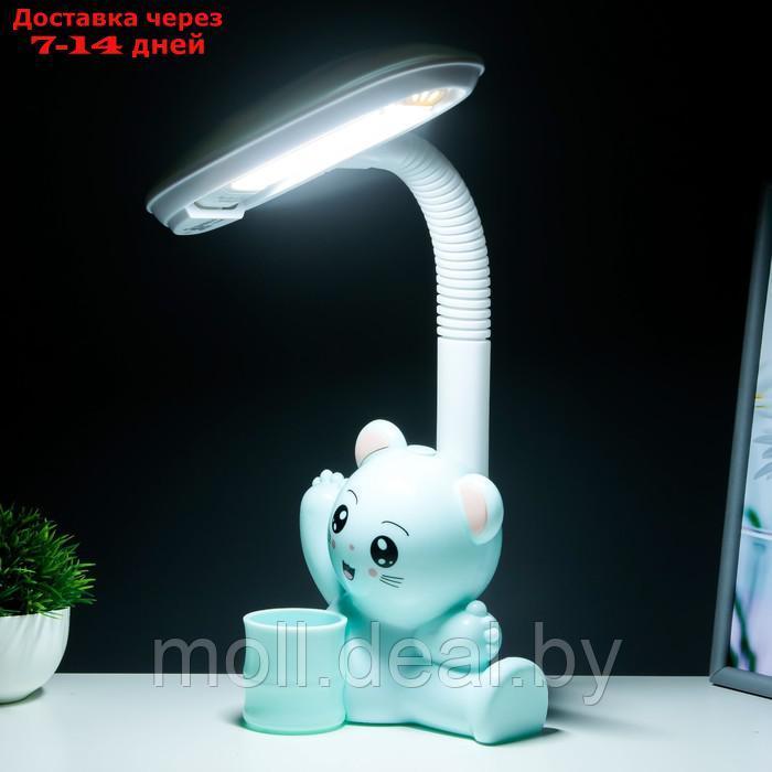 Настольная лампа "Мишка" LED 4Вт голубой 15х28,5х46 см - фото 4 - id-p223652641