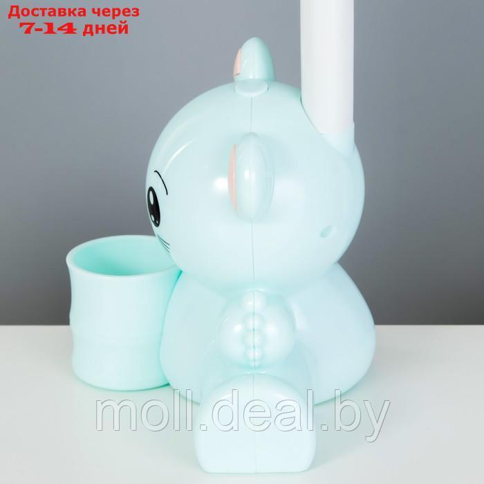 Настольная лампа "Мишка" LED 4Вт голубой 15х28,5х46 см - фото 8 - id-p223652641