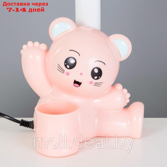 Настольная лампа "Мишка" LED 4Вт нежно-розовый 15х28,5х46 см - фото 7 - id-p223652642