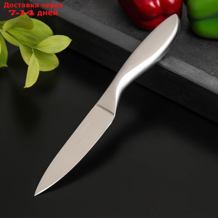 Нож кухонный Доляна Salomon, овощной, лезвие 9,5 см - фото 1 - id-p223664850