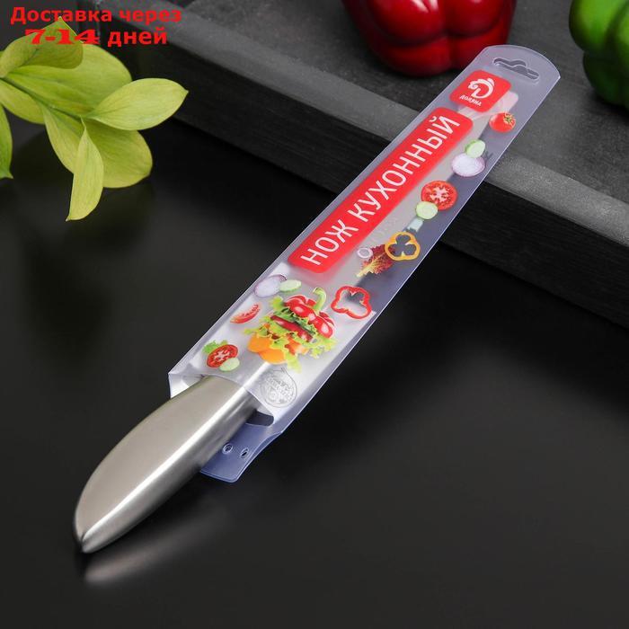 Нож кухонный Доляна Salomon, овощной, лезвие 9,5 см - фото 5 - id-p223664850