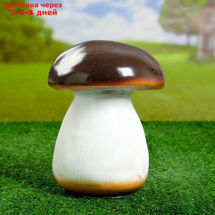 Садовая фигура "Белый гриб" средний 14х14х24см - фото 1 - id-p223665167