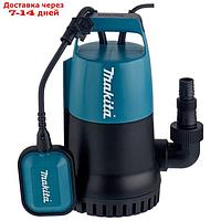 Насос дренажный Makita PF0300, 300 Вт, подъём 7 м, 140 л/мин, кабель 10 м