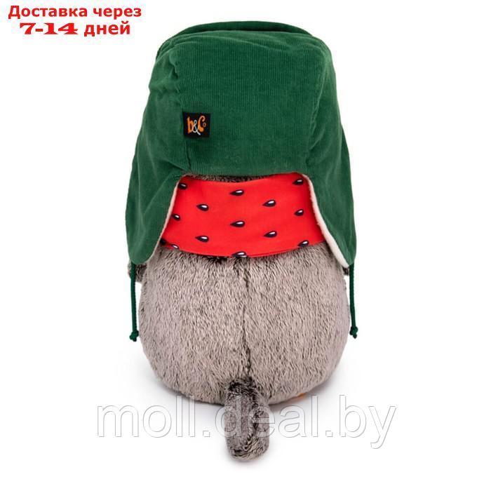 Мягкая игрушка "Басик" в двусторонней шапке и шарфе, 19 см, Ks19-219 - фото 3 - id-p223659109
