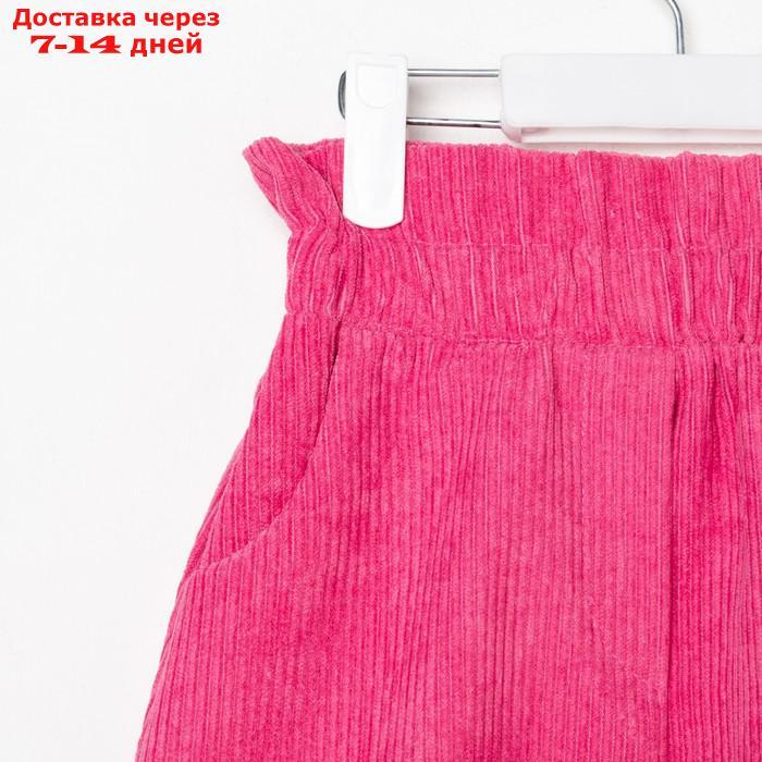Юбка детская KAFTAN "Velvet", р. 30 (98-104), ярко-розовый - фото 7 - id-p223668567