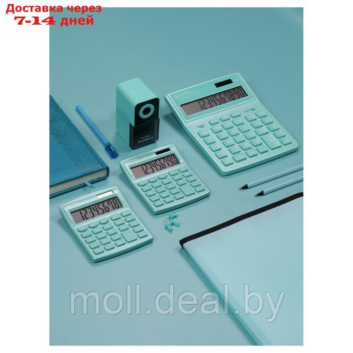 Калькулятор настольный Citizen 10 разрядный, 127 х 105 х 21 мм, 2-е питание, бирюзовый - фото 5 - id-p223660296