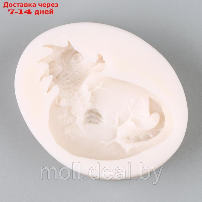Форма силиконовая для эпоксидной смолы "Дракон в яйце", 7 × 4,5 × 2,1 см - фото 2 - id-p223666957