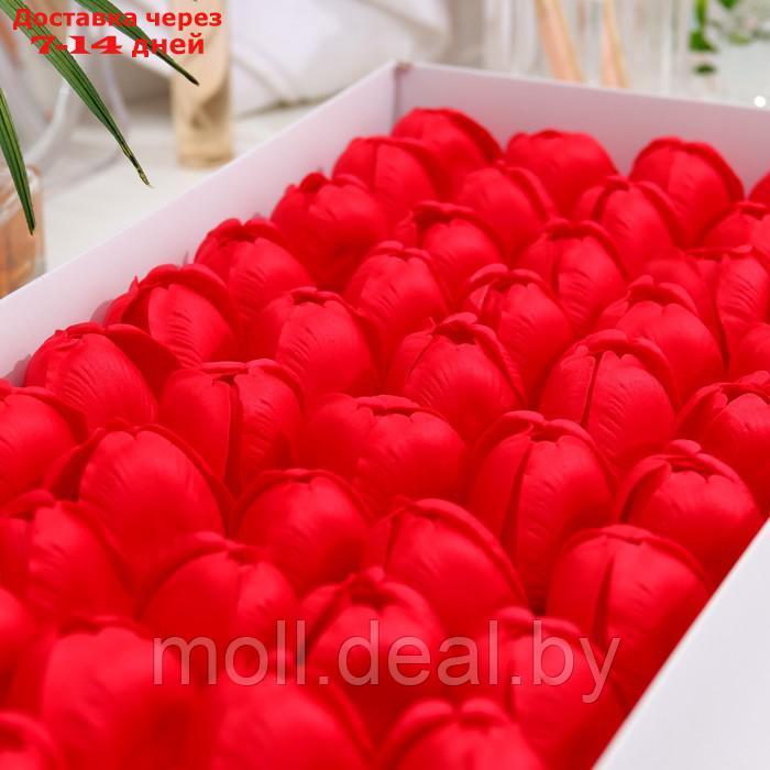 Тюльпаны мыльные красные, набор 50 шт - фото 2 - id-p223661128