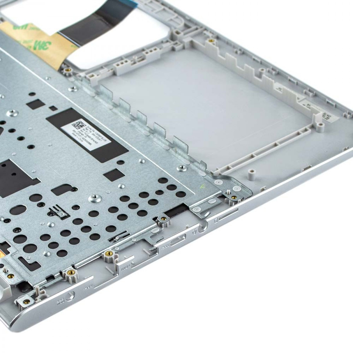 Верхняя часть корпуса (Palmrest) Asus VivoBook X512, с клавиатурой, с подсветкой, серебристый, RU - фото 3 - id-p220472040