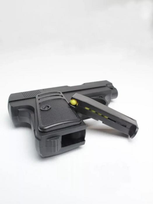 Игрушечный пистолет с пульками пневматический стреляющий железный детский Colt 25 кольт игрушка для мальчиков - фото 10 - id-p223770760
