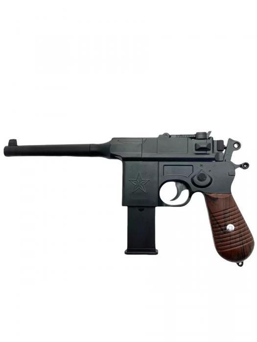 Игрушечный пистолет с пульками пневматический стреляющий железный детский Mauser c96 игрушка для мальчиков - фото 8 - id-p223770761
