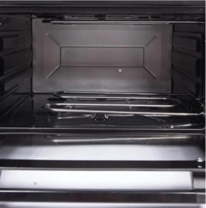 Духовка электрическая настольная с грилем электропечь мини печь ретро жарочный шкаф VESTA MP-V 2342 L черный - фото 2 - id-p223771047
