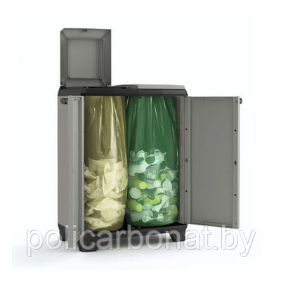 Шкаф уличный для сортировки мусора PLANET RECYCLING CAB - фото 1 - id-p223772714