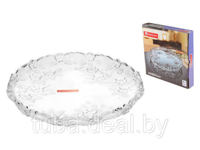 Блюдо стеклянное, круглое, 310 мм, Карен (Karen), NORITAZEH - фото 1 - id-p223775009