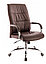 Кресло поворотное EVERPROF БОНД стиль хром, BOND Chrome в коже ECO, фото 2