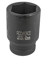 RF-48510043 Головка ударная глубокая 43мм 1" 6гр. RockFORCE