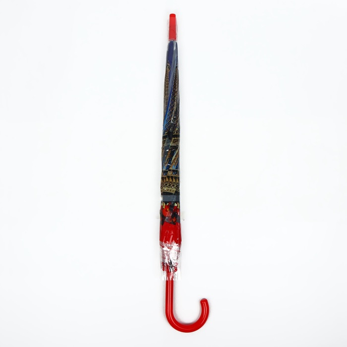 Зонт - трость полуавтоматический «Париж», 8 спиц, R = 41 см, рисунок МИКС - фото 10 - id-p223793173