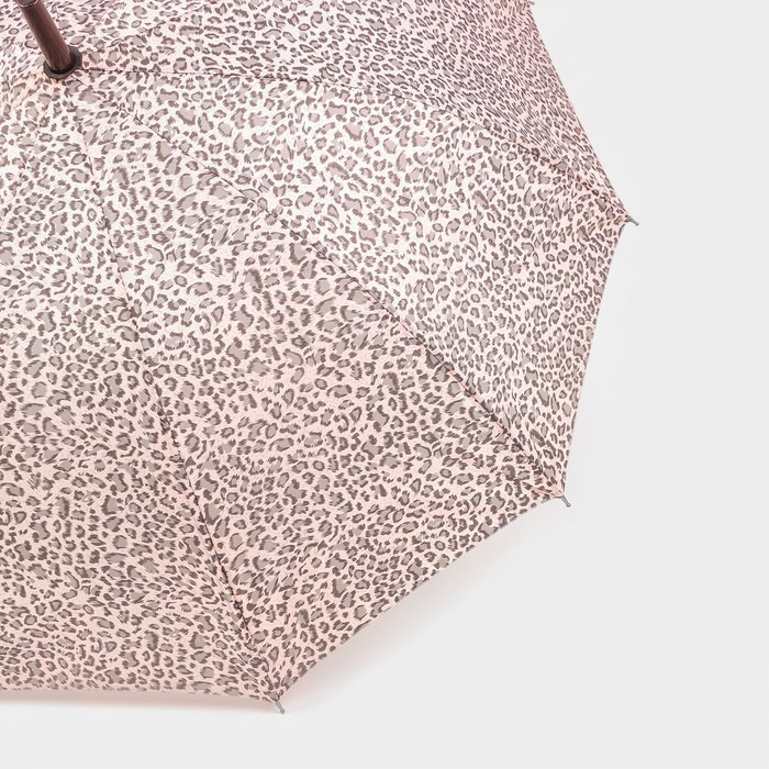 Зонт - трость полуавтоматический «Леопард», эпонж, 10 спиц, R = 50 см, цвет МИКС - фото 6 - id-p223793178