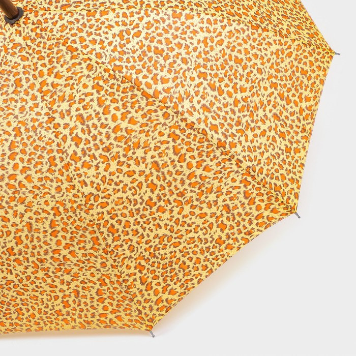 Зонт - трость полуавтоматический «Леопард», эпонж, 10 спиц, R = 50 см, цвет МИКС - фото 8 - id-p223793178