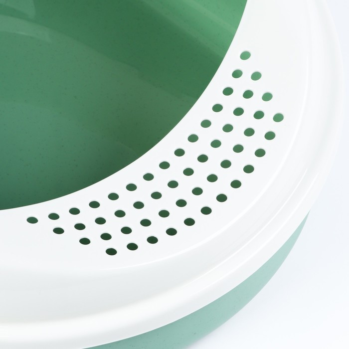 Лоток для кошачьего туалета "Космо" 51,9 x37,8 x 21,3 см, зеленый - фото 5 - id-p223793673
