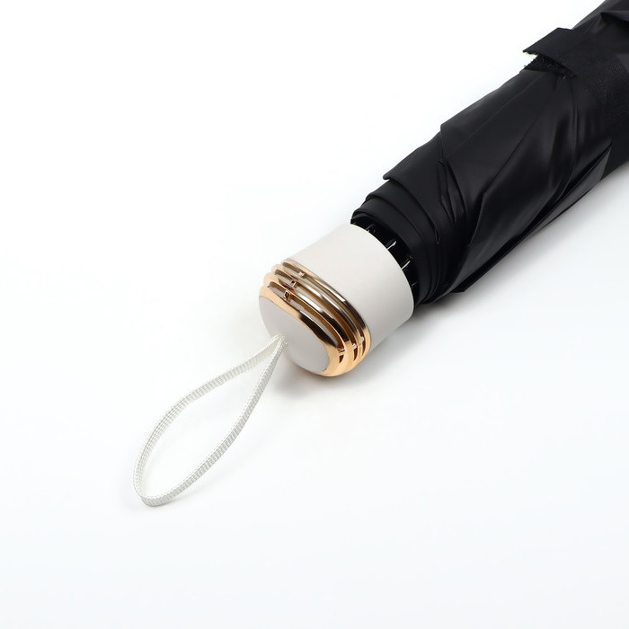 Зонт механический «Букет», эпонж, 4 сложения, 8 спиц, R = 47 см, прорезиненная ручка, цвет МИКС - фото 4 - id-p223793188