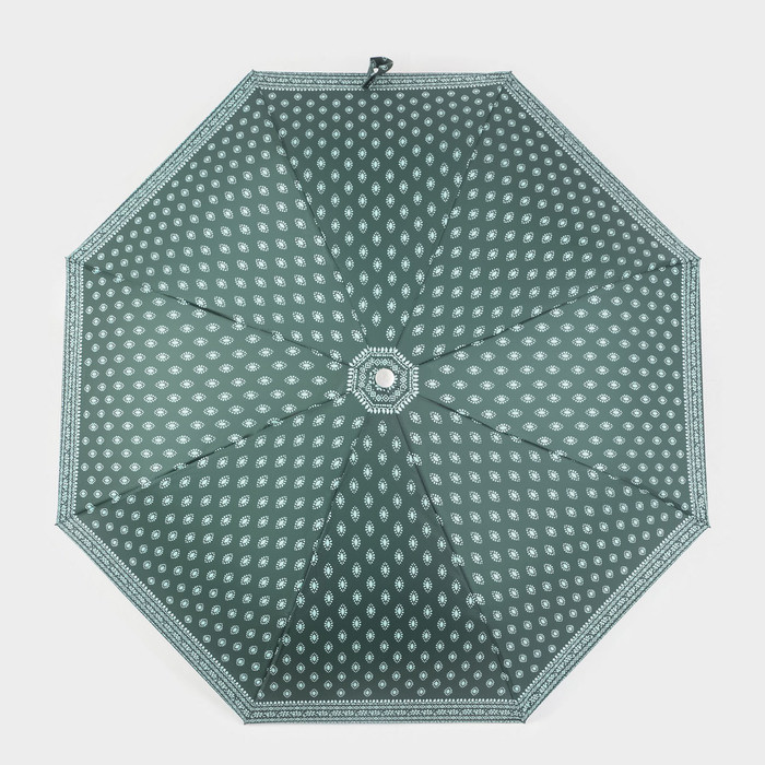 Зонт полуавтоматический «Узор», эпонж, 3 сложения, 8 спиц, R = 48 см, цвет МИКС - фото 2 - id-p223793190