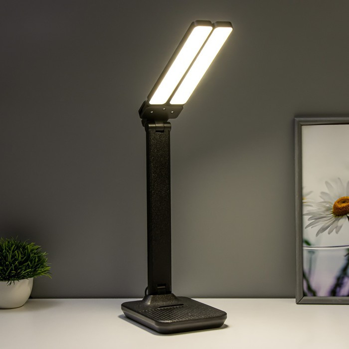 Настольная лампа LED 10Вт 650Лм 4100К черный 30х15х37см - фото 4 - id-p223793275