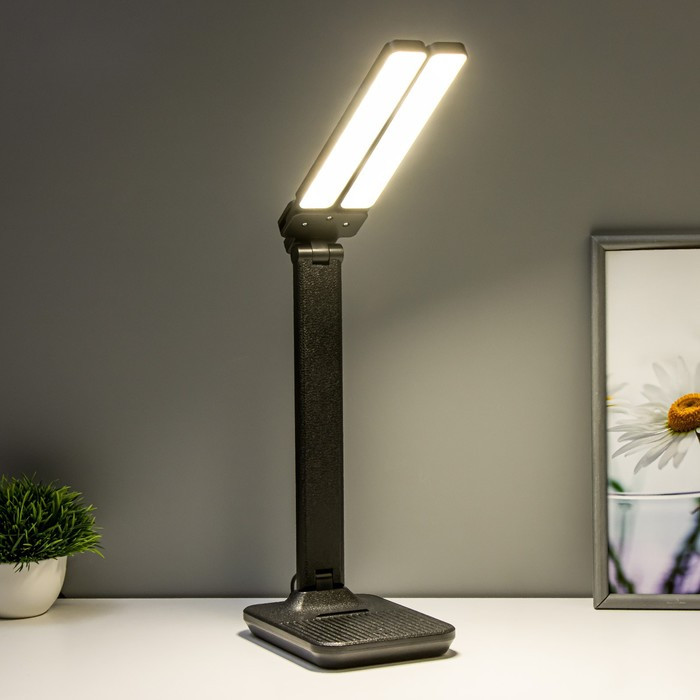 Настольная лампа LED 10Вт 650Лм 4100К черный 30х15х37см - фото 5 - id-p223793275