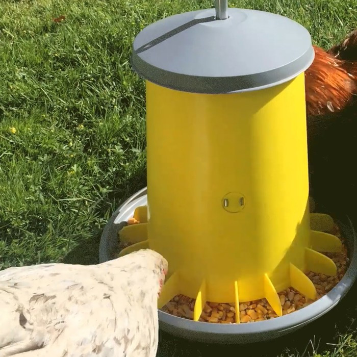 Кормушка бункерная для домашней птицы на 15 кг, пластик, ARCUS - фото 4 - id-p223793769