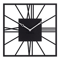 Часы настеные: Лофт, "Рим", бесшумные, 35 х 35 см